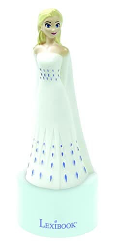 Lexibook Frozen Lampka Nocna i Głośnik do Pokoju Dziecięcego, Zmiana K