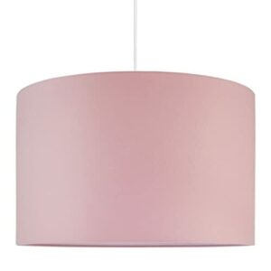 youngDECO Lampa do pokoju dziecięcego i niemowlęcego, delikatny brudny róż, 2 x E27, Ø 38 cm, klosz lampy do pokoju dziecięcego, kompletna lampa sufitowa do pokoju dziecięcego, wyprodukowana w UE