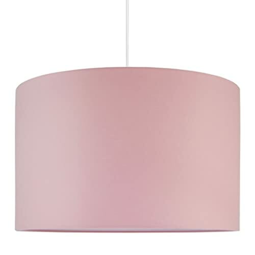 youngDECO Lampa do pokoju dziecięcego i niemowlęcego, delikatny brudny róż, 2 x E27, Ø 38 cm, klosz lampy do pokoju dziecięcego, kompletna lampa sufitowa do pokoju dziecięcego, wyprodukowana w UE