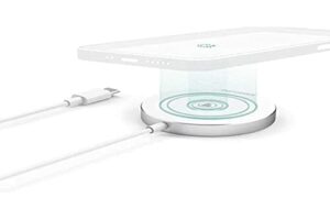 Hama Ładowarka indukcyjna "MagCharge FC15" 15 W (bezprzewodowa, do Apple, bardzo szybkie ładowanie, metalowa obudowa) biała