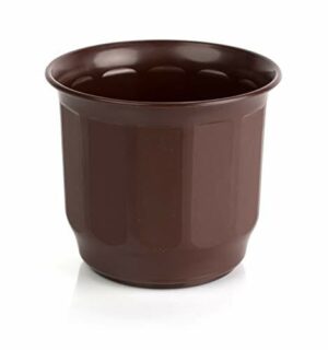 Kimmel Doniczka na kwiaty Ø 15 cm z otworem, brązowa, średnia