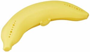 Fackelmann 42077 Pudełko do Przechowywania Bananów, Żółty, 25 cm