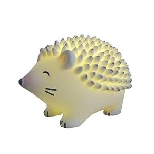 Lampka nocna mini LED jeż do pokoju dziecięcego, światło do zasypiania, lampka na stół, 8,5 x 8 cm