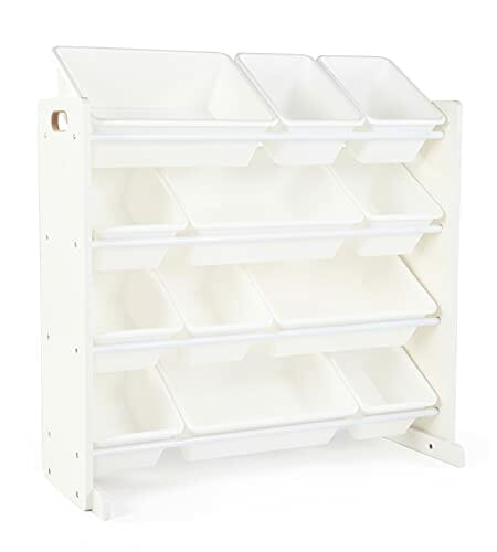 Humble Crew Półka dla dzieci, półka-organizer zabawek z 12 pojemnikami - obrazek 6