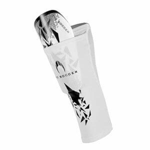 Ho Soccer Rebel Nagrzewnica z pończochami, oddychająca i elastyczna, wytrzymała, biała/czarna, S