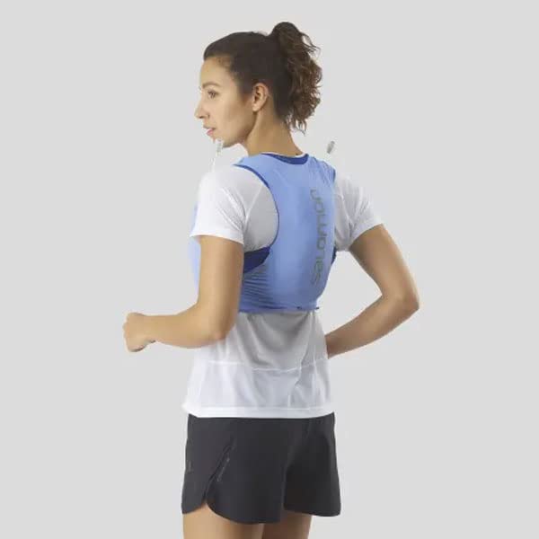 SALOMON Sense Pro 10W with flasks Plecak, Dorośli Unisex, Prowansja/Ebony/Nautical Blue (Niebieski, L - obrazek 2