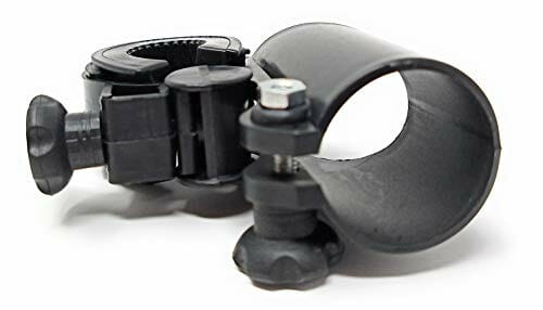 System-S Uchwyt na światło rowerowe, czarny, mocowanie latarki - obrazek 2