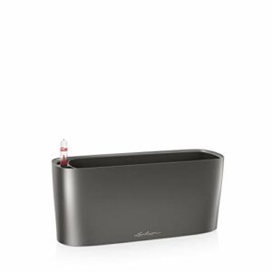 Lechuza Delta 10 Donica, Szary, 30 x 11 x 13 cm