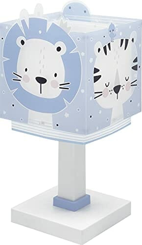 Dalber Dziecięca lampa stołowa lampka nocna Baby Jungle Jungla Azul