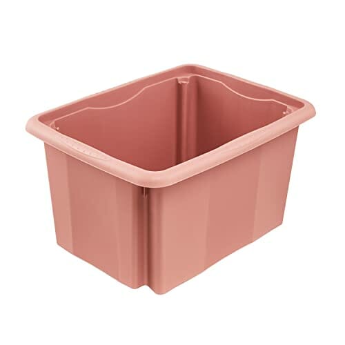 keeeper Pudełko do przechowywania z systemem obrotowym/układania w stos, 38 x 28,5 x 20,5 cm, 15 l, Emil, Nordic Red - obrazek 7