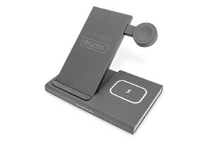 DIGITUS stacja ładująca 3 w 1 - ładowanie bezprzewodowe - maks. moc ła