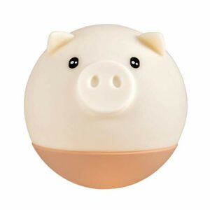 Pauleen 48079 Night Pig lampka nocna dla dzieci z funkcją zmiany kolorów, z silikonu bez BPA, beżowy, 0,4 W, 5 V, ze zintegrowanym akumulatorem/USB