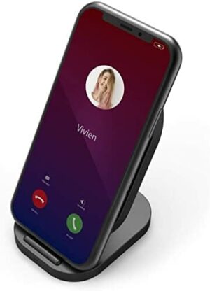 Hama Ładowarka indukcyjna 2000 mA QI-FC10S-Fabric 188324 standard ładowania indukcyjnego czarny