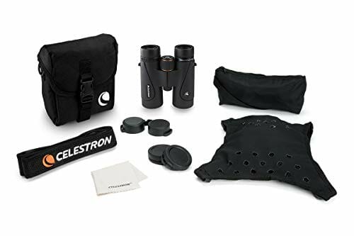 Celestron 71406 TrailSeeker 10x42 BaK-4 Prism Binoculars, Black - obrazek 4