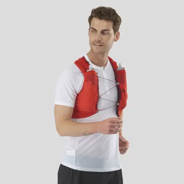 SALOMON Plecak Uniseks Sense Pro 10 With Flasks Fiery Red/Ebony - obrazek 3