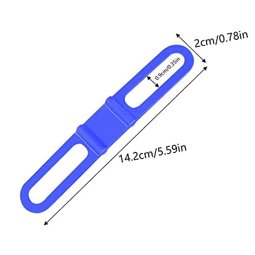 ZOLISCHE 20 szt. silikonowy pasek rowerowy kolorowy uchwyt latarki rowerowej uchwyt na lampę rowerową gumowy pasek mocujący krawat do trzymania latarek telefonów komórkowych głośników światła uchwyt na kierownicę roweru - obrazek 7