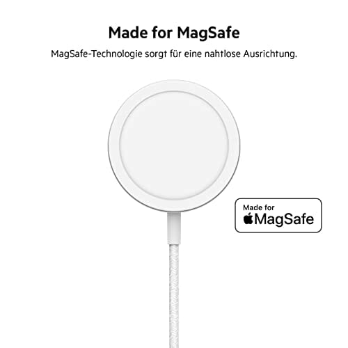 Belkin Przenośna bezprzewodowa podkładka ładująca z MagSafe Belkin BoostCharge Pro, szybkie ładowanie do 15 W, (brak zasilacza w zestawie) – biała - obrazek 4