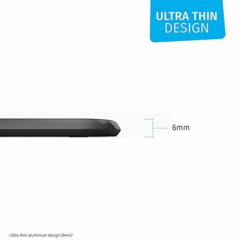 ZENS Pojedyncza szybka aluminiowa bezprzewodowa ładowarka z certyfikatem Qi, obsługuje szybkie ładowanie bezprzewodowe o mocy do 10 W - działa ze wszystkimi telefonami z bezprzewodowym ładowaniem - obrazek 5