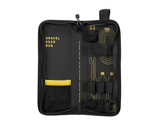 TOPEAK Gear Bag, Poziome Gravel Tube Torebka z rzepami i akcesoria w zestawie Unisex dla dorosłych, czarny, jeden rozmiar - obrazek 6