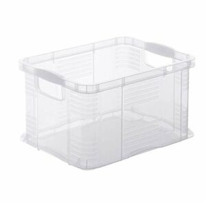 Rotho, Agilo, pudełko do przechowywania, 6 l, tworzywo sztuczne (PP), bez BPA, przezroczyste, A5/6l (29,0 x 19,0 x 15,5 cm)