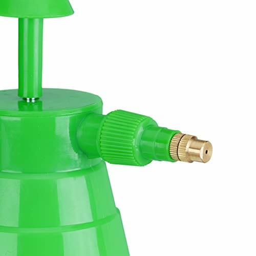 Relaxdays Butelka z pompką, regulowana dysza mosiężna, nawadnianie roś - obrazek 3