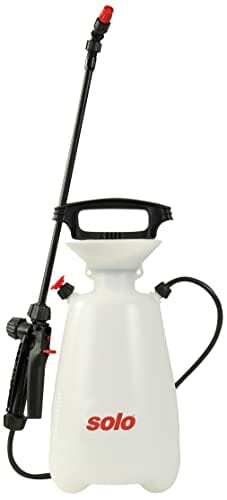 Strzykawka ciśnieniowa 5 litrów z paskiem na ramię SOLO 211, biała, 20 x 20 x 50 cm