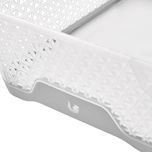 keeeper kosz do układania w stos, antypoślizgowy, DIN A6, 20 x 16 x 7 cm, Jonas, Nordic Grey - obrazek 3