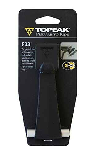 Topeak F33 (Heavy Duty Style Spring Saddle) Mocowanie dla dorosłych Unisex, czarny, jeden rozmiar