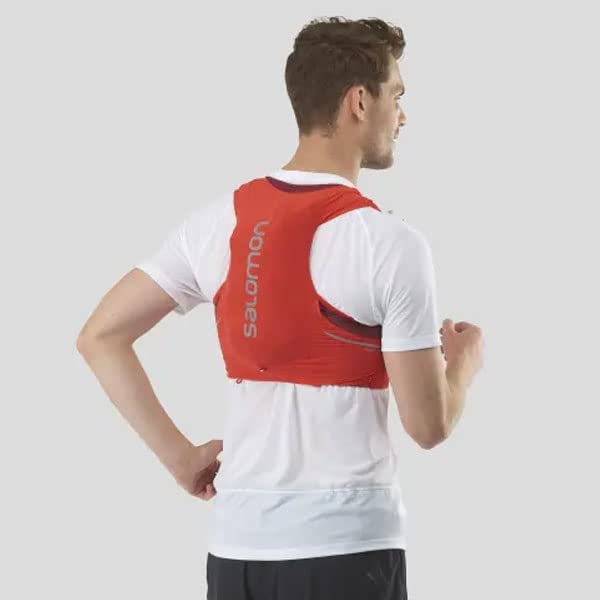 SALOMON Plecak Uniseks Sense Pro 10 With Flasks Fiery Red/Ebony - obrazek 2