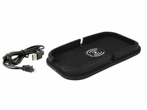 EUFAB 16454 ładowarka indukcyjna z antypoślizgowym uchwytem na smartfo