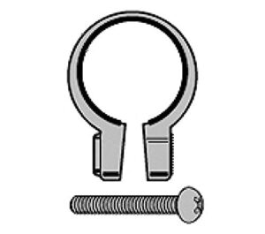 CatEye SP5 zaciski światła rowerowe i reflektory 23,5 - 27,2 mm, czarne