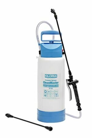GLORIA CleanMaster PERFORMANCE PF 50 Opryskiwacz ciśnieniowy, do czyszczenia i dezynfekcji, dezynfekcja powierzchni, pojemność napełniania 5 l, do środków o pH 2-9, odporny na oleje