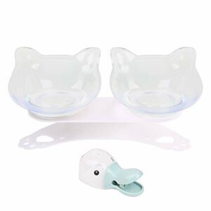 Dorakitten Miska dla zwierząt kreatywna miska dla zwierząt domowych miska dla kota miska dla psa karma dla kota miska z miarką do jedzenia