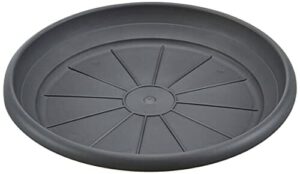 Scheurich Podstawka z tworzywa sztucznego, metaliczna szarość, średnic