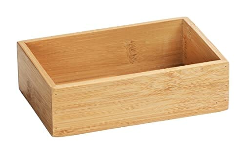 Wenko Terra Bambusowy organizer z 3 przegródkami, pudełko do przechowy