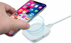 Technologia Power - Indukcyjna bezprzewodowa ładowarka, szybkie ładowanie 10W, produkt"LaFrenchTech" - biały