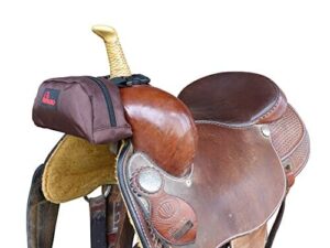 APPALERO Kieszonka na pommelu. Torba na siodło sakwa zachodnia brązowa