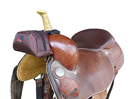 APPALERO Kieszonka na pommelu. Torba na siodło sakwa zachodnia brązowa