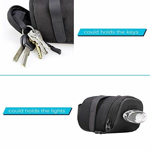 izosen Torba na siodełko rowerowe torby do przechowywania pod siedzeniem do rowerów górskich MTB - obrazek 4