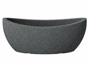 Scheurich Owalna Donica na Rośliny, Szary, 15 l