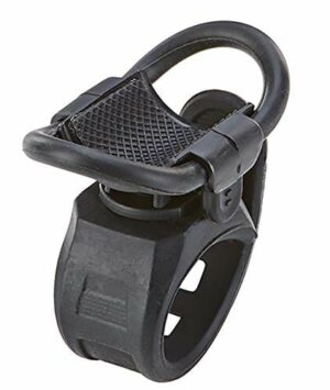 Prophete Unisex Prophete Holder til lommelygte og batterilys | 360° obrotowy silikonowy uchwyt uniwersalny, czarny, rozmiar M EU