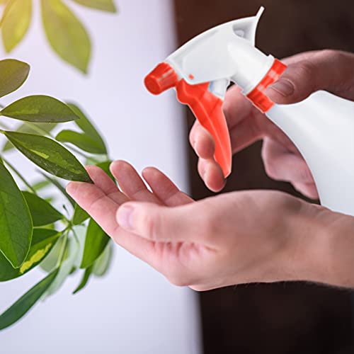 Relaxdays Butelka z rozpylaczem, zestaw 3 sztuk, regulowana dysza, 1 litr, ze skalą, tworzywo sztuczne, rozpylacz kwiatów, biało-zielony, 3 sztuki - obrazek 7