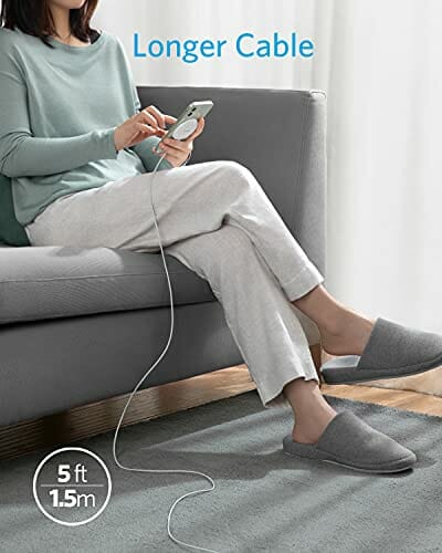 Anker 313 magnetyczna ładowarka bezprzewodowa, z kablem USB-C o długości 150 cm, nadaje się tylko do iPhone 13/13 Pro / 13 Pro Max / 13 Mini/iPhone 12/12 Pro / 12 Mini (bez zasilacza), Biała - obrazek 5