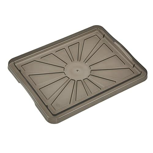 keeeper Pokrywa do pudełka do przechowywania Franz, 35 x 27 cm, do wielopoziomowego pudełka M, Franziska, przezroczysta, kryształowa szara