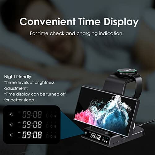 Bezprzewodowa ładowarka do Samsung Galaxy S25 Ultra, indukcyjna stacja - obrazek 7