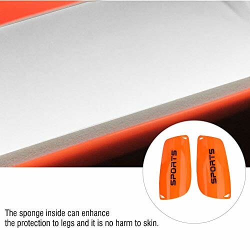 Tbest Piłka nożna Shinguards Sport piłka nożna ochraniacze goleni, och - obrazek 7