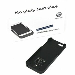 Volkswagen 00051435AE adapter do telefonu komórkowego Wireless Charging Cover, Apple iPhone 6/6S, czarny