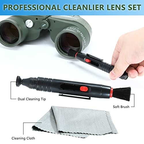 Wodoszczelna lornetka 10 x 50 dla dorosłych, do pływania łodzią, z dalmierzem, kompasem, profesjonalny sport, przenośna, na polowanie, do obserwacji ptaków, udoskonalony obiektyw FMC Bak4 - obrazek 4