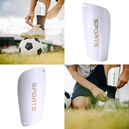 Zhioudz ochraniacze na piszczele, lekkie i oddychające wyposażenie ochronne na łydki, do piłki nożnej, wytrzymałe i lekkie podkładki, dla dzieci, mężczyzn, kobiet, ochrona piszczeli, zapobiega urazom - obrazek 3