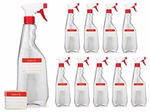 10 butelek z rozpylaczem 750 ml PET, butelki z rozpylaczem z pistolete